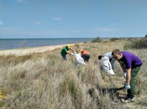 La Fundaci Pere Mata inicia un nou projecte de neteja a les platges del Delta