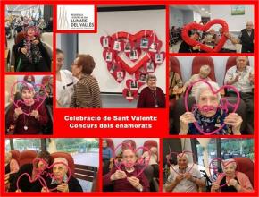Celebraci de Sant Valent a la Residncia Llinars del Valls: Concurs dels enamorats