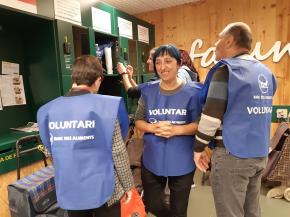 Quatre anys fent de voluntaris pel Gran Recapte del Banc d'Aliments
